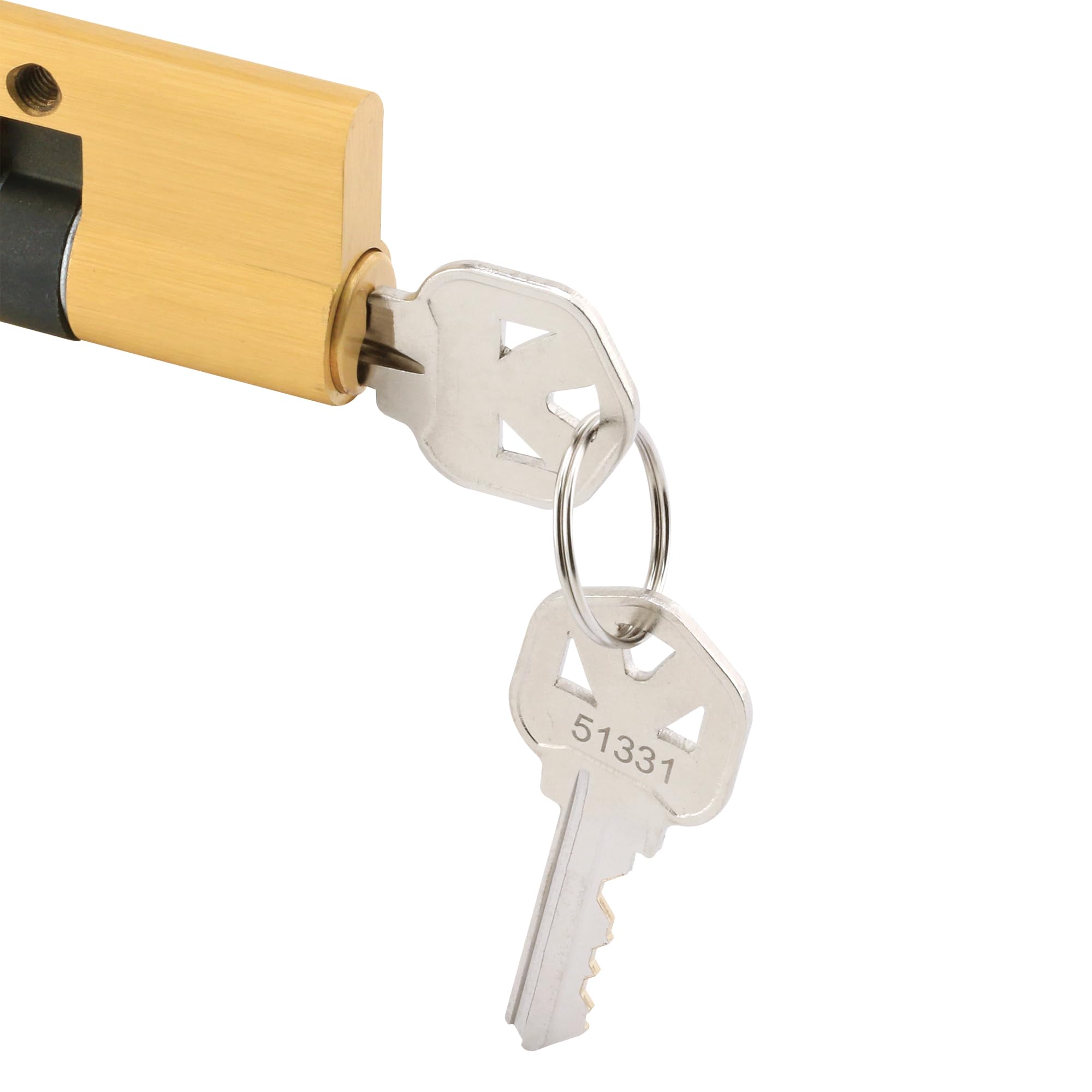 Prime-Line K 5062 Key Cylinder with Thumbturn, Solid Brass